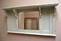 french antique mirrored shelf